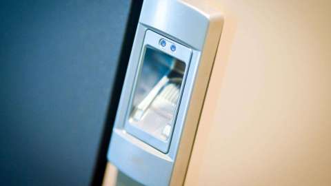 Fingerprint-System an einer Tür
